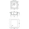 Кухонная мойка LEMARK HANKA 450 шампань 9910012